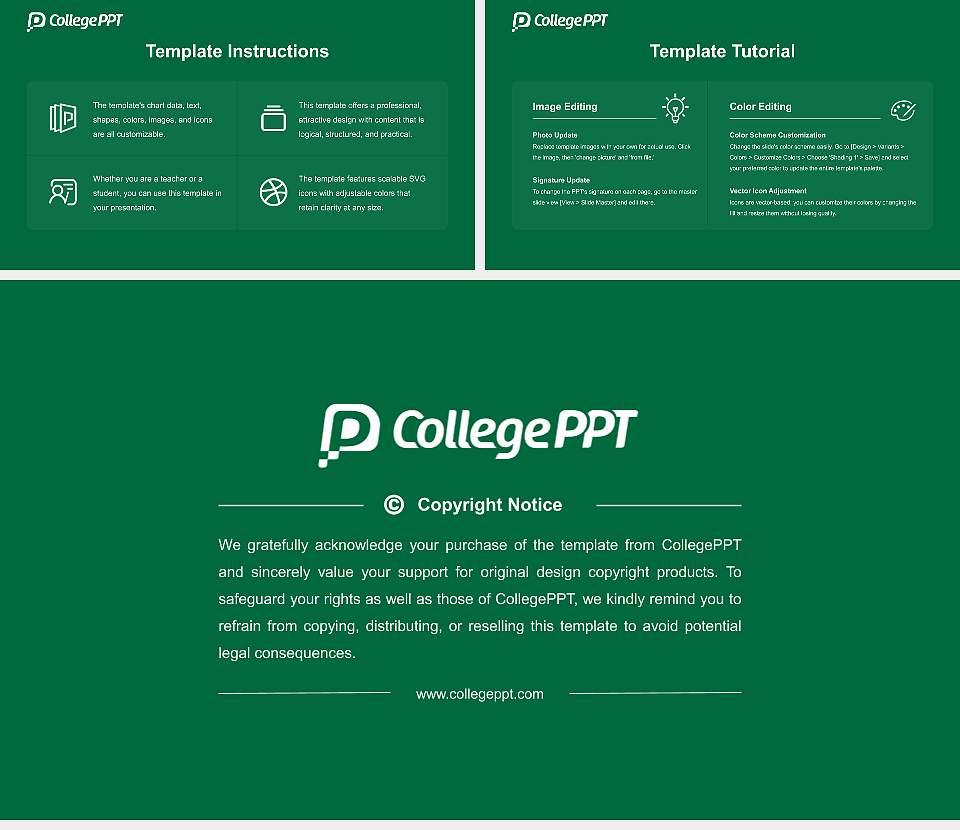 Ibaraki University Course/Courseware Creation PPT Template16:9 ratio PPT effect preview image5