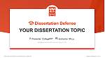 Hiroshima University of Economics Graduation Thesis Defense PPT Template