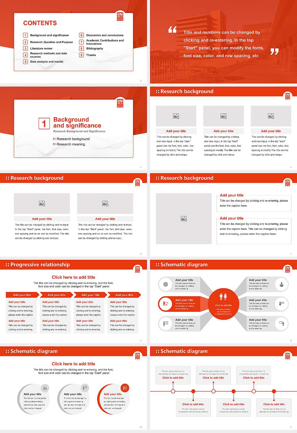 Hiroshima University of Economics Graduation Thesis Defense PPT Template16:9 ratio PPT effect preview image2