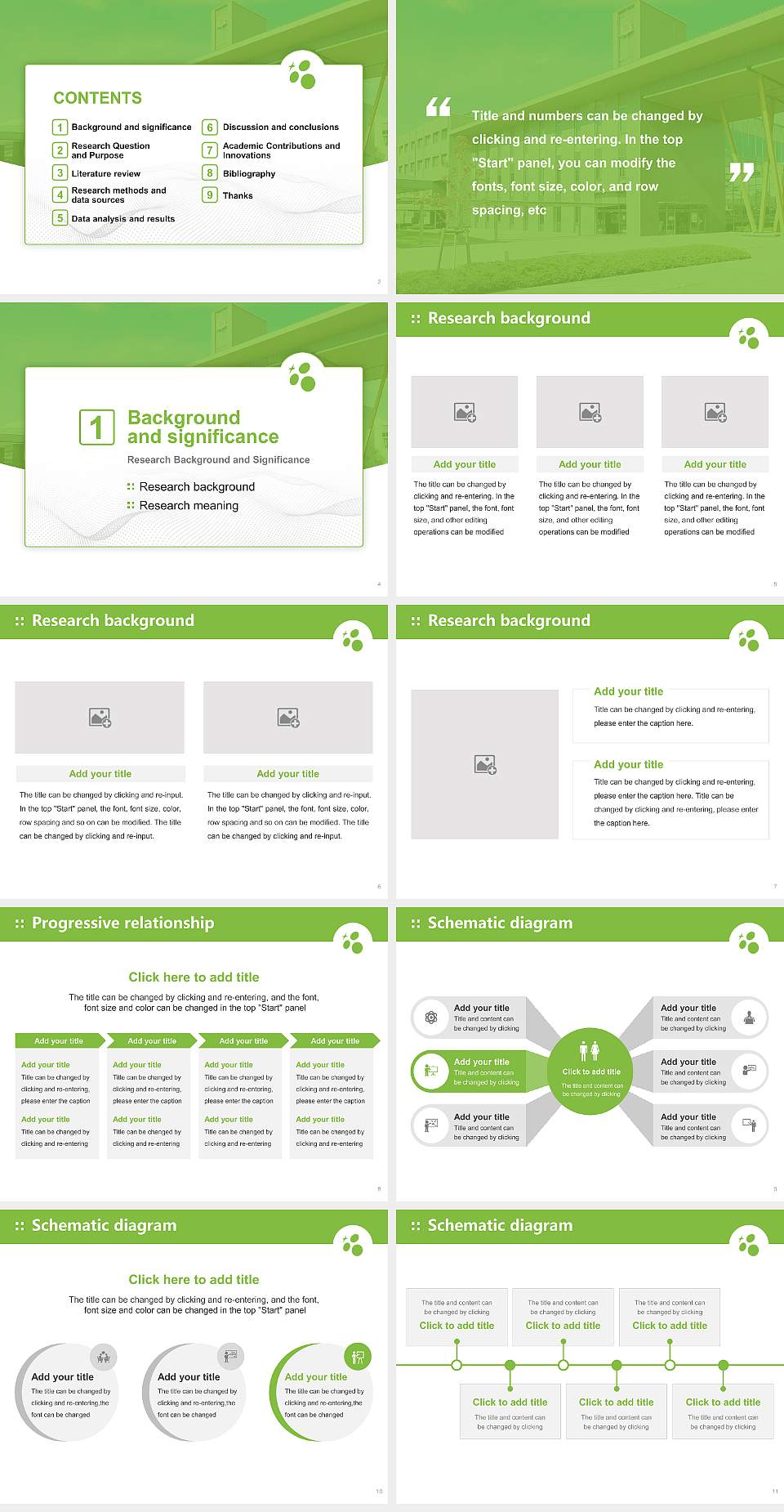 Gifu Kyoritsu University Graduation Thesis Defense PPT Template4:3 ratio PPT effect preview image2