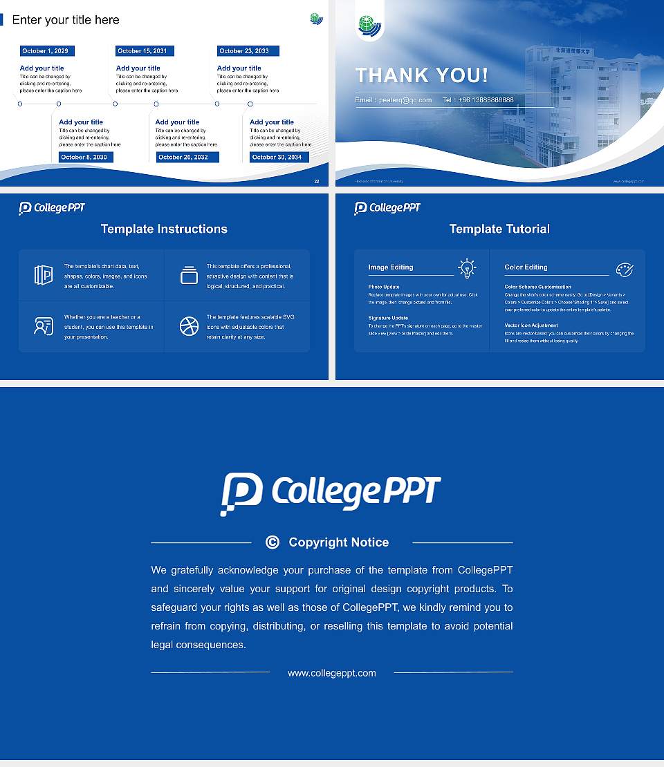 Hokkaido Information University Lecture Sharing and Networking Event PPT Template16:9 ratio PPT effect preview image4