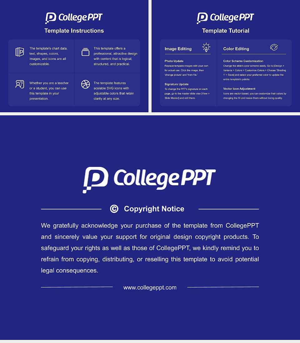 Hokusei Gakuen University Course/Courseware Creation PPT Template4:3 ratio PPT effect preview image5