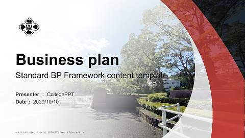 Gifu Women’s University Competition/Entrepreneurship Contest PPT Template