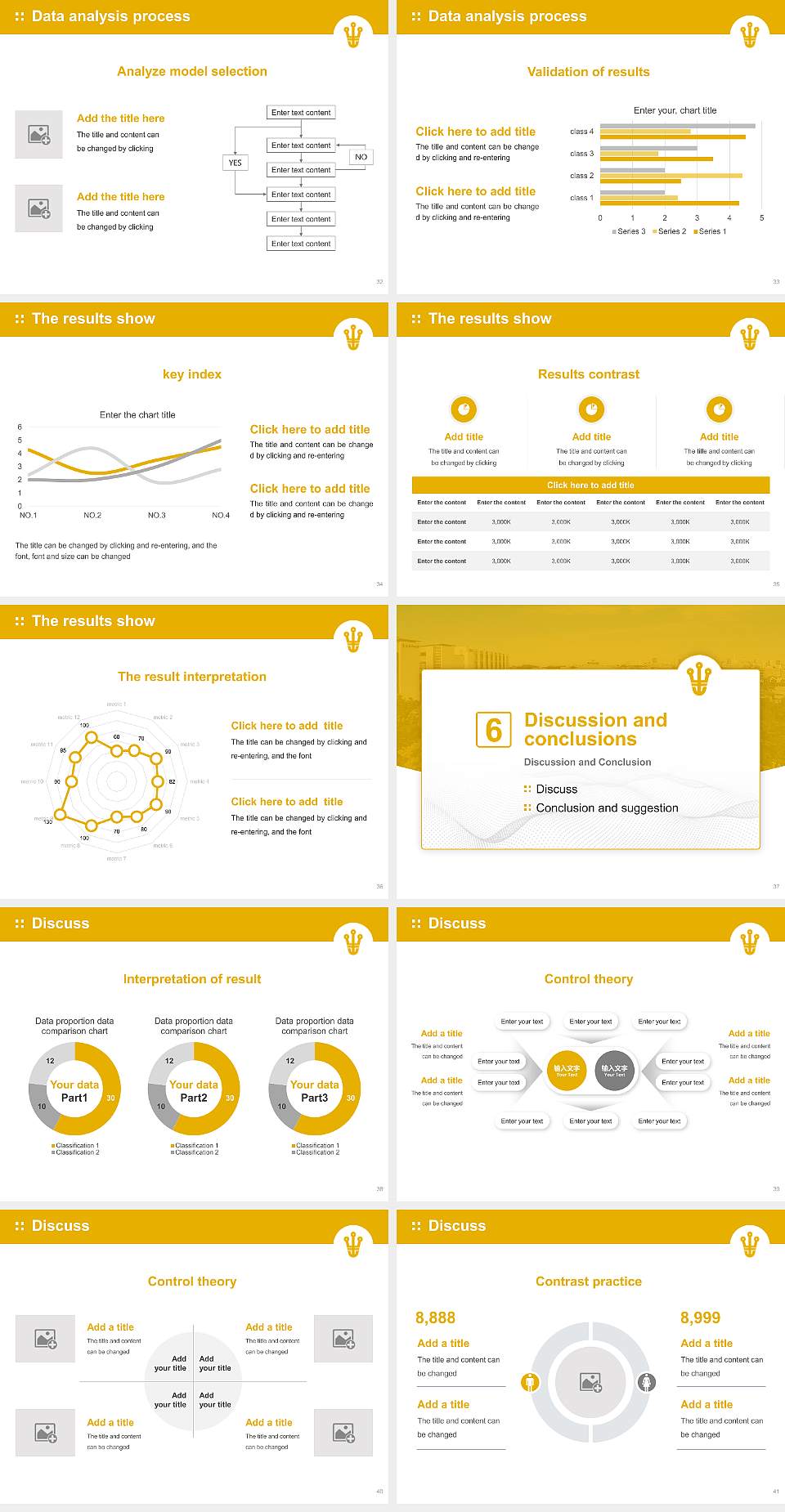 Hoshi University Graduation Thesis Defense PPT Template4:3 ratio PPT effect preview image5