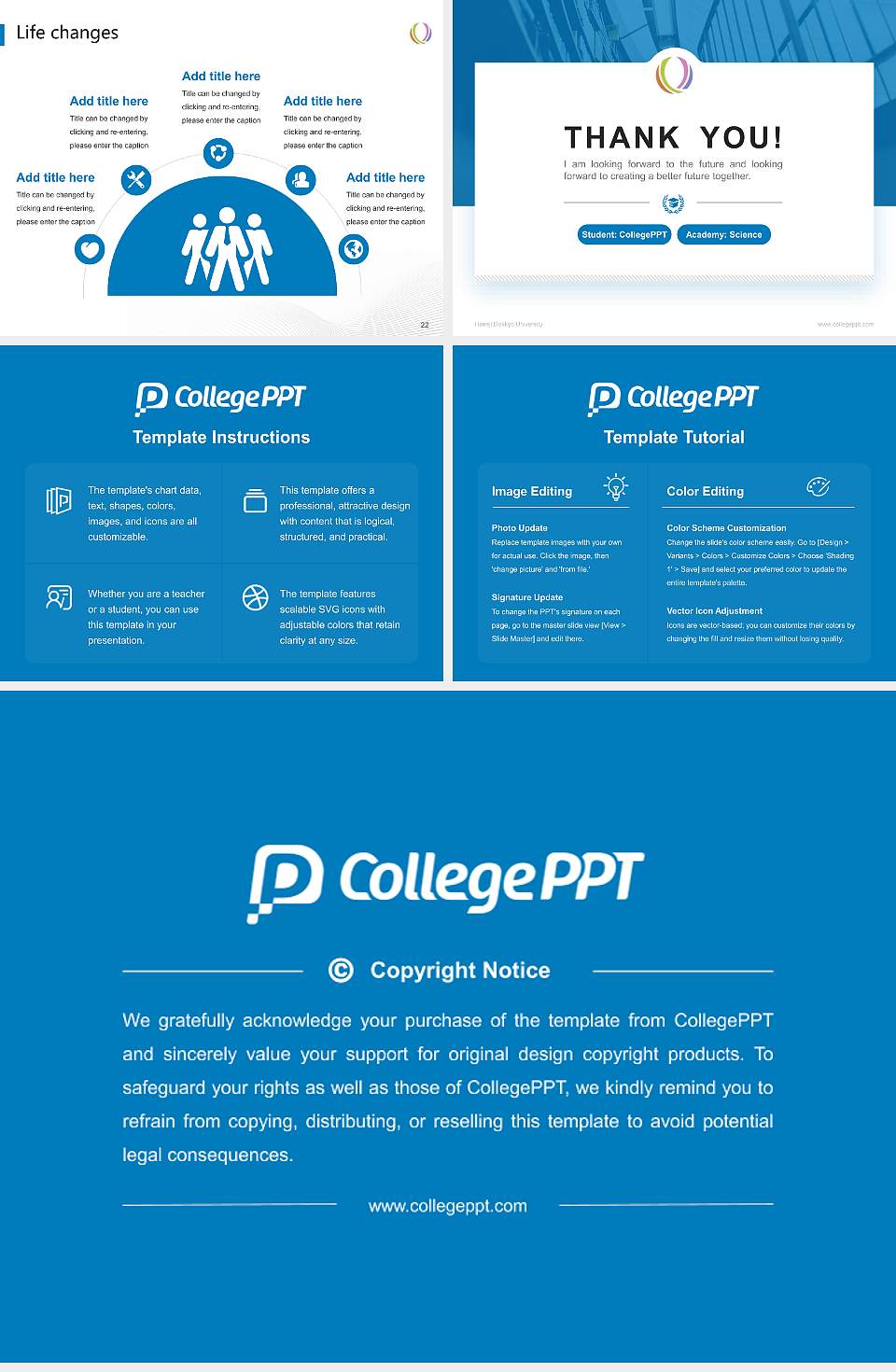 Himeji Dokkyo University National Scholarship Defense PPT Template4:3 ratio PPT effect preview image4