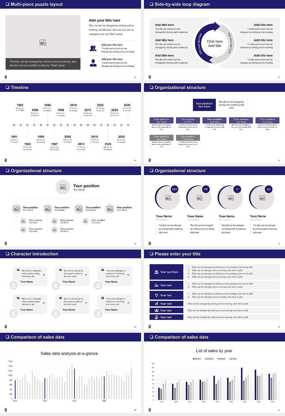 Ikuei University General Purpose PPT Template16:9 ratio PPT effect preview image3