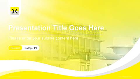 Hijiyama University Lecture Sharing and Networking Event PPT Template