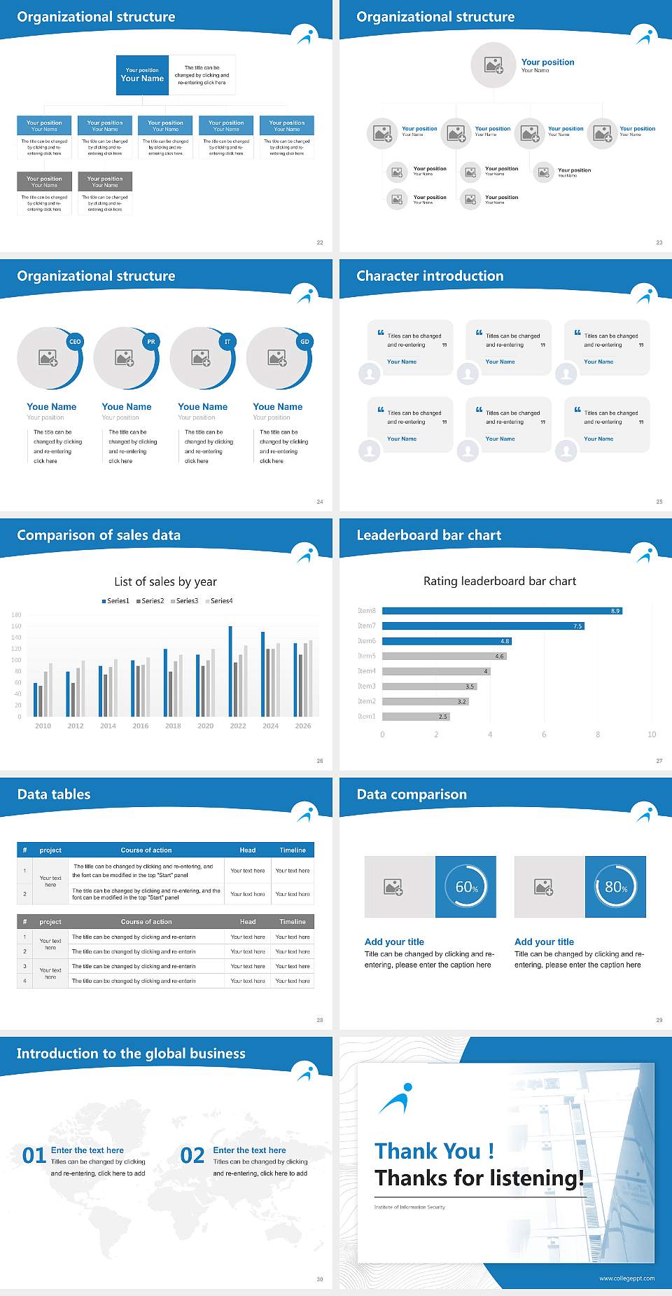 Institute of Information Security Academic Presentation/Research Findings Report PPT Template4:3 ratio PPT effect preview image4