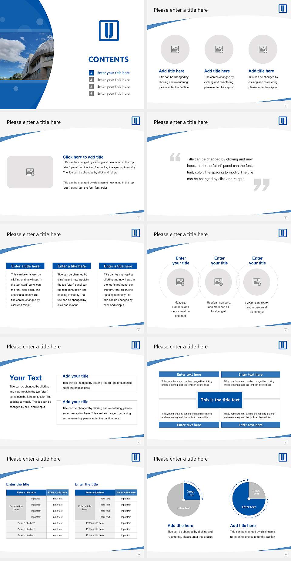 International University of Japan Course/Courseware Creation PPT Template4:3 ratio PPT effect preview image2