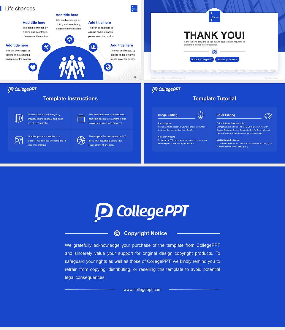 Graduate School of Management, GLOBIS University National Scholarship Defense PPT Template16:9 ratio PPT effect preview image4
