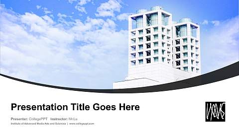 Institute of Advanced Media Arts and Sciences Course/Courseware Creation PPT Template