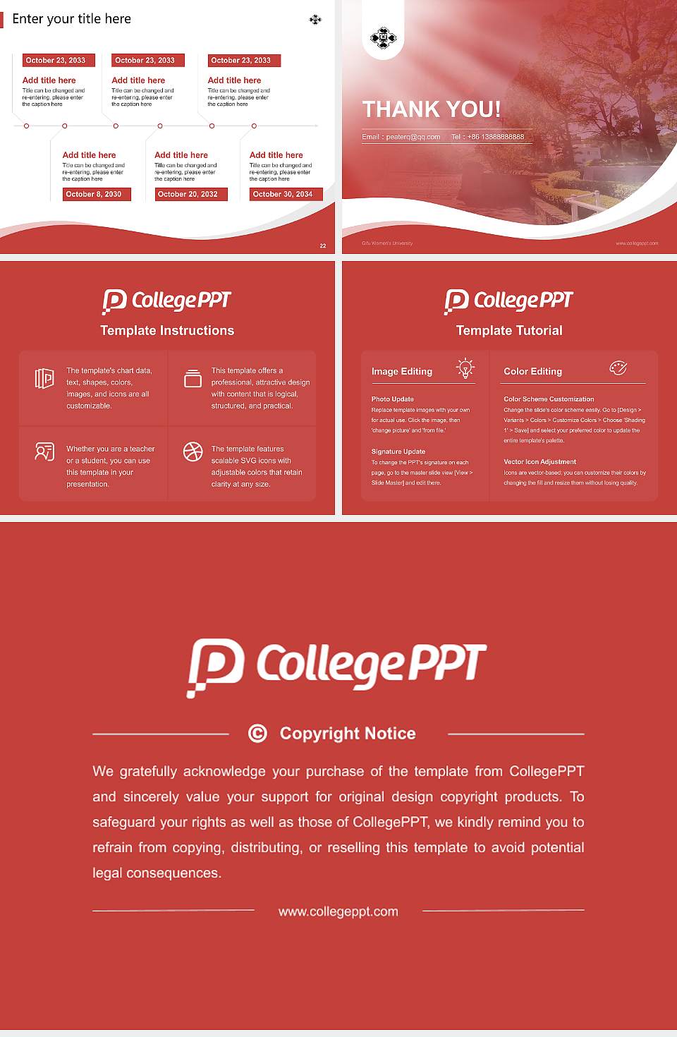 Gifu Women’s University Lecture Sharing and Networking Event PPT Template4:3 ratio PPT effect preview image4
