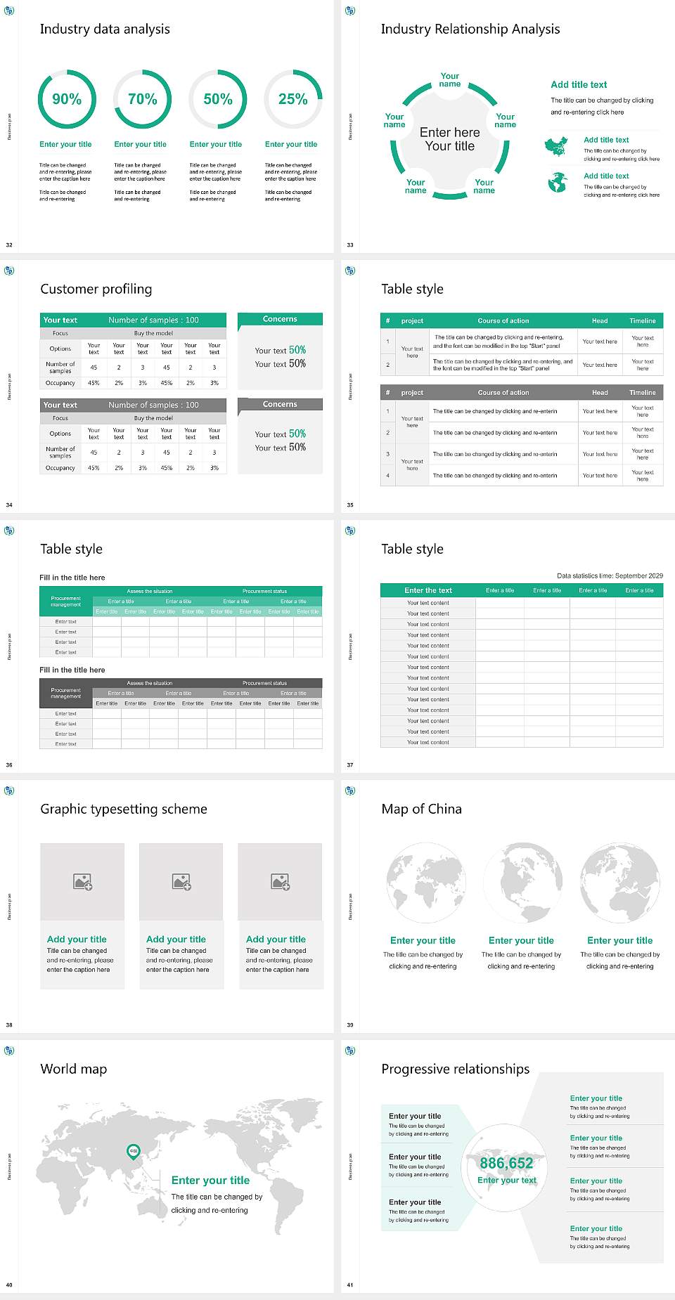Gifu University of Medical Science Competition/Entrepreneurship Contest PPT Template4:3 ratio PPT effect preview image5