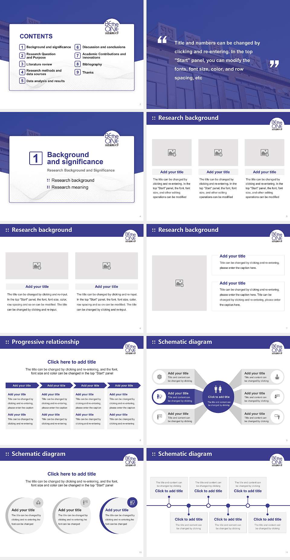 Hagoromo University of International Studies Graduation Thesis Defense PPT Template4:3 ratio PPT effect preview image2