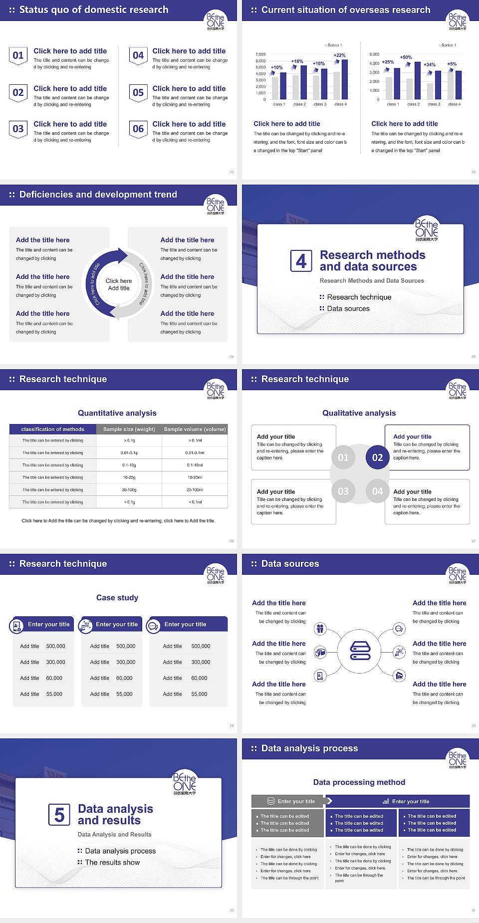 Hagoromo University of International Studies Graduation Thesis Defense PPT Template4:3 ratio PPT effect preview image4