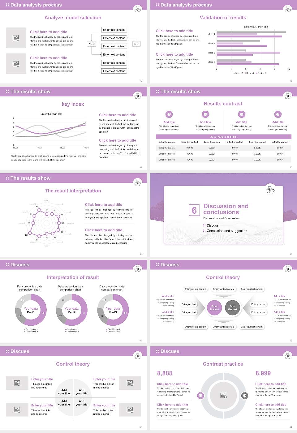 Gunma Prefectural Women’s University Graduation Thesis Defense PPT Template16:9 ratio PPT effect preview image5