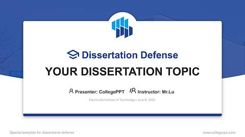 Hachinohe Institute of Technology Graduation Thesis Defense PPT Template