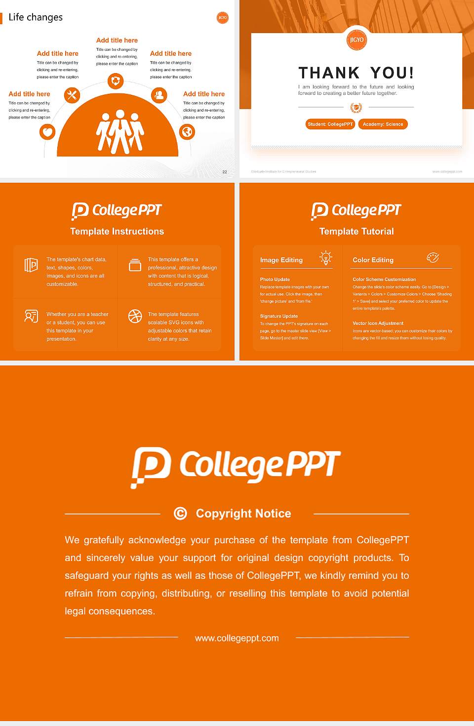 Graduate Institute for Entrepreneurial Studies National Scholarship Defense PPT Template4:3 ratio PPT effect preview image4