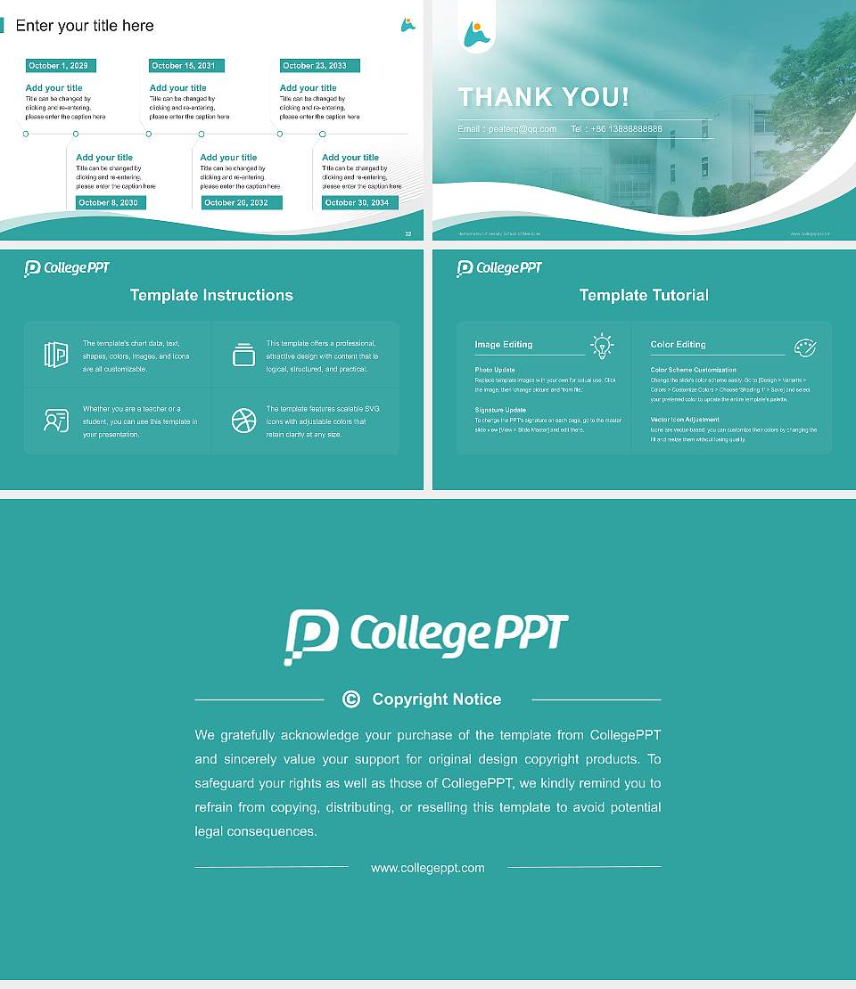 Hamamatsu University School of Medicine Lecture Sharing and Networking Event PPT Template16:9 ratio PPT effect preview image4