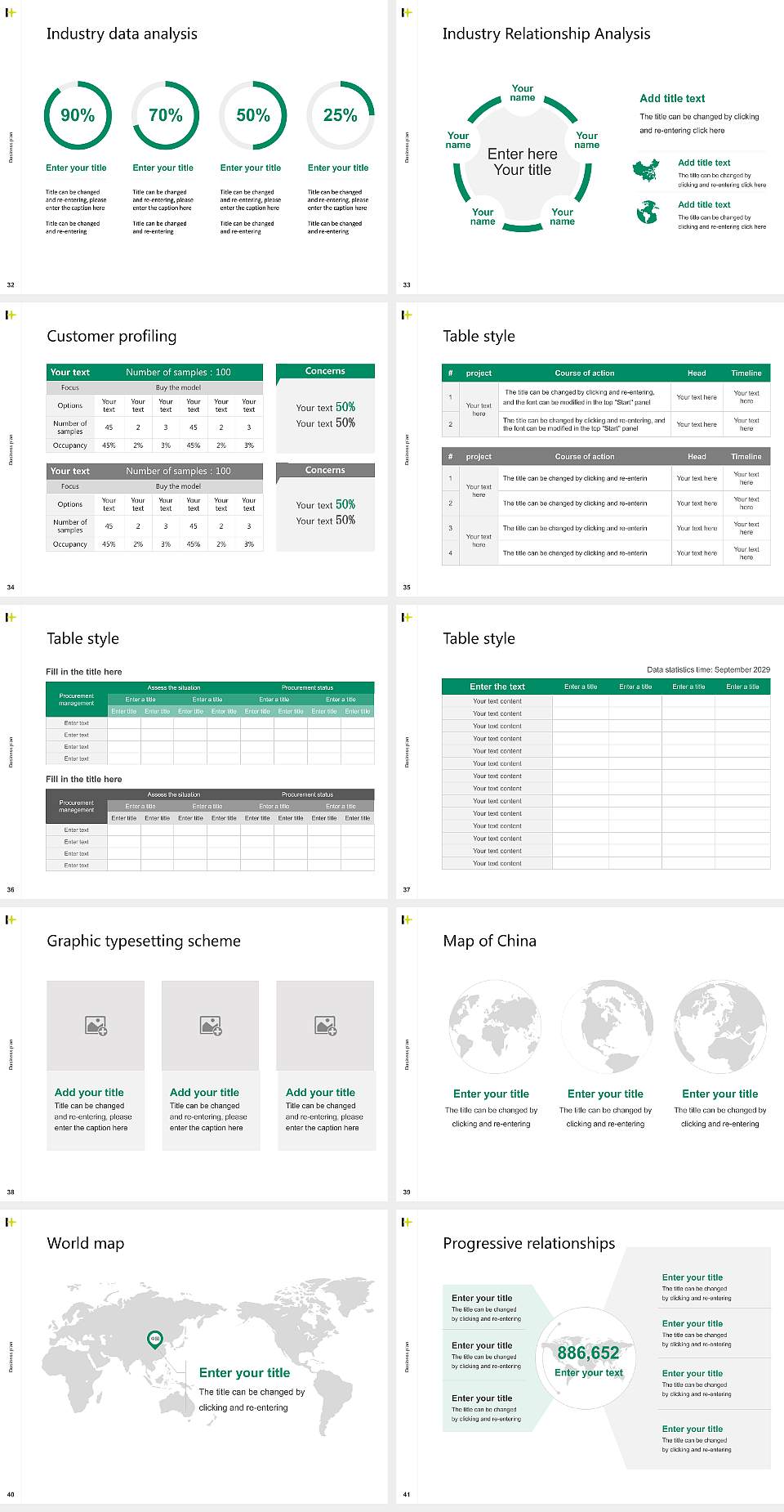 Hokuriku University Competition/Entrepreneurship Contest PPT Template4:3 ratio PPT effect preview image5