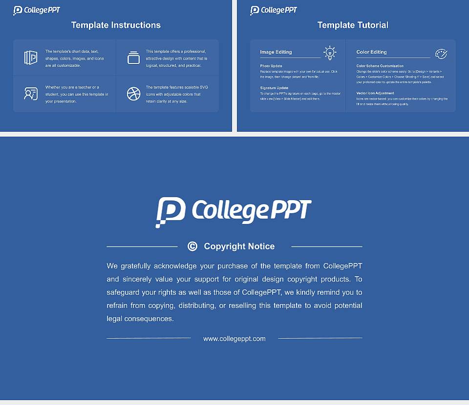 Ichinomiya Kenshin College Course/Courseware Creation PPT Template16:9 ratio PPT effect preview image5