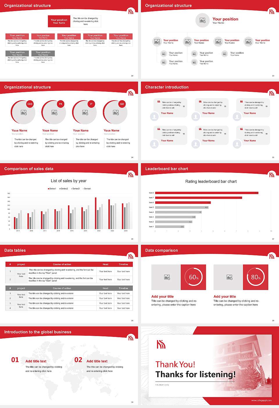 Hokusho University Academic Presentation/Research Findings Report PPT Template16:9 ratio PPT effect preview image4