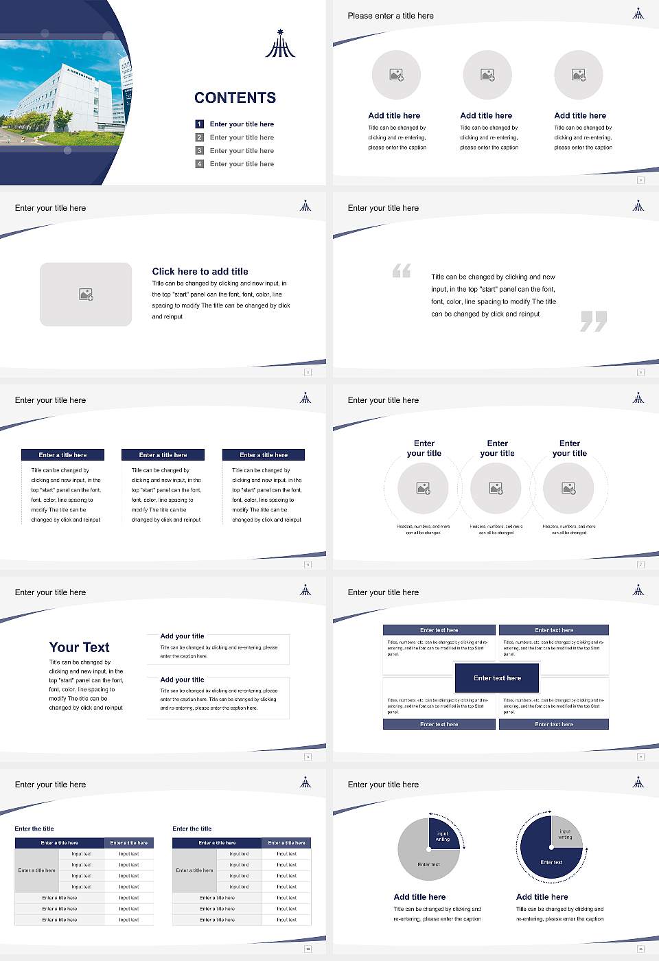 Health Sciences University of Hokkaido Course/Courseware Creation PPT Template16:9 ratio PPT effect preview image2
