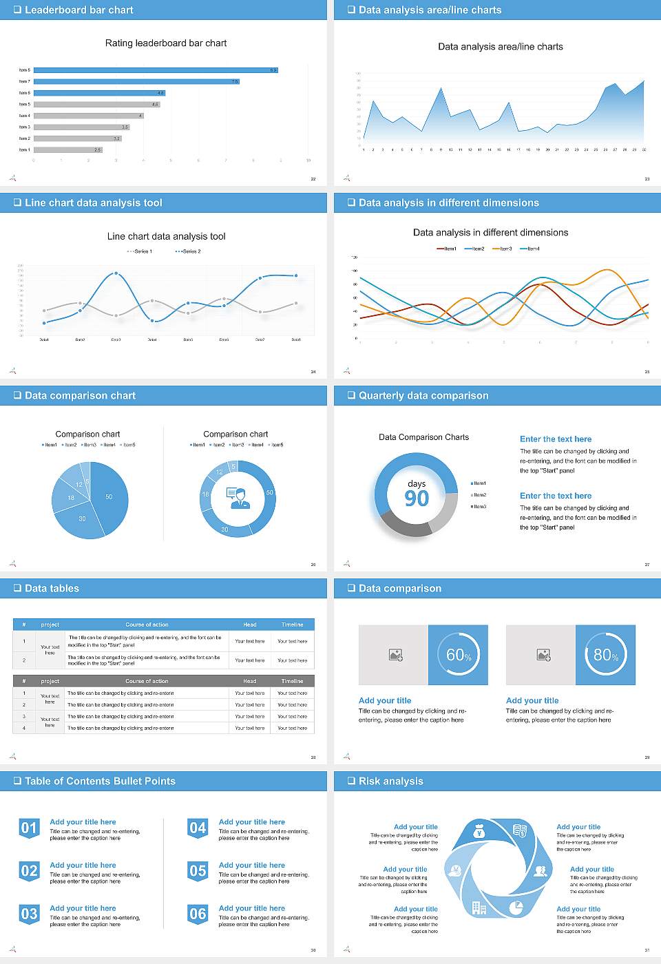 Hiroshima City University General Purpose PPT Template16:9 ratio PPT effect preview image4