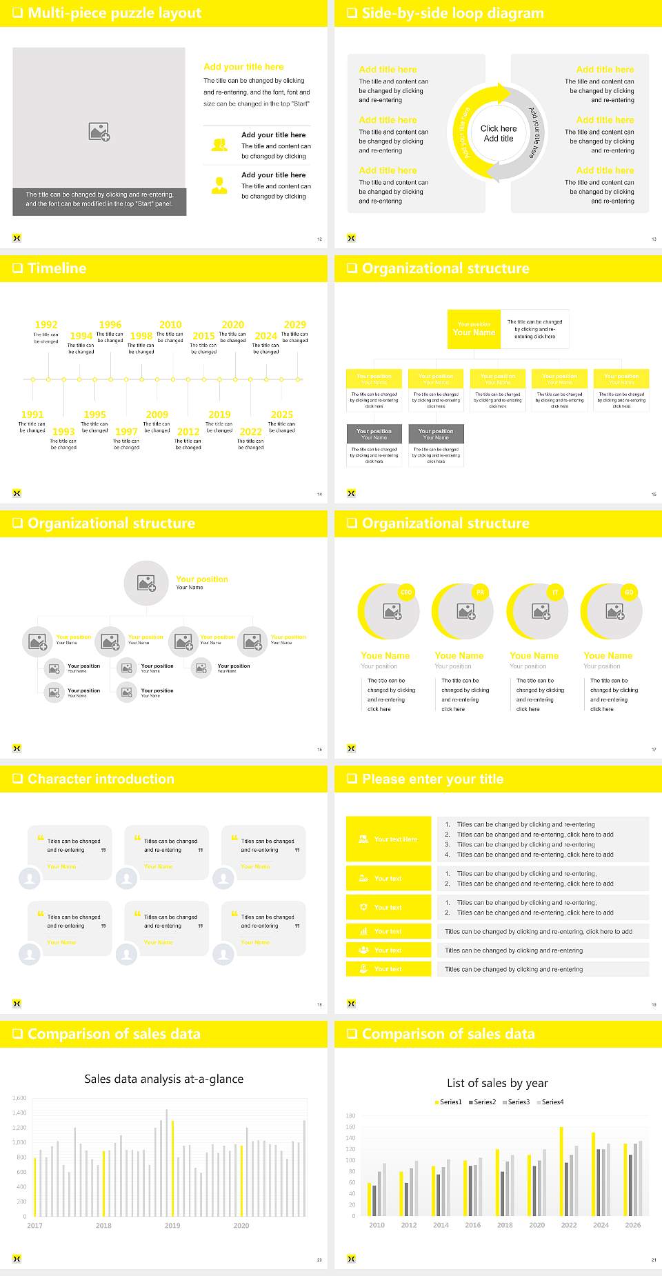 Hijiyama University General Purpose PPT Template4:3 ratio PPT effect preview image3