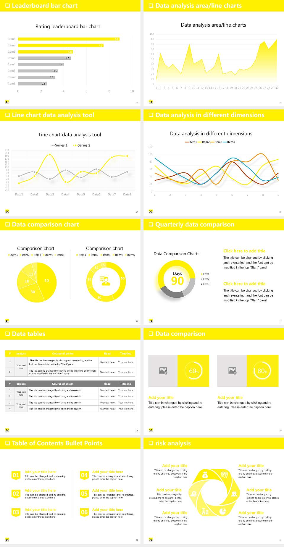 Hijiyama University General Purpose PPT Template4:3 ratio PPT effect preview image4