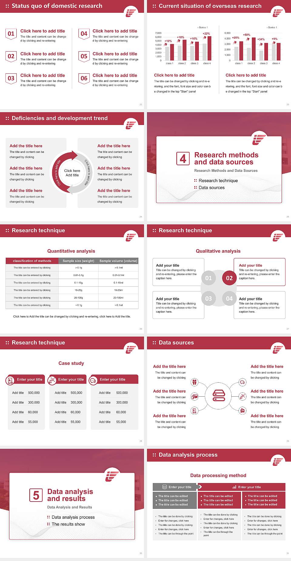 Institute of Technologists Graduation Thesis Defense PPT Template4:3 ratio PPT effect preview image4