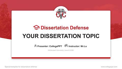 Hitotsubashi University Graduation Thesis Defense PPT Template