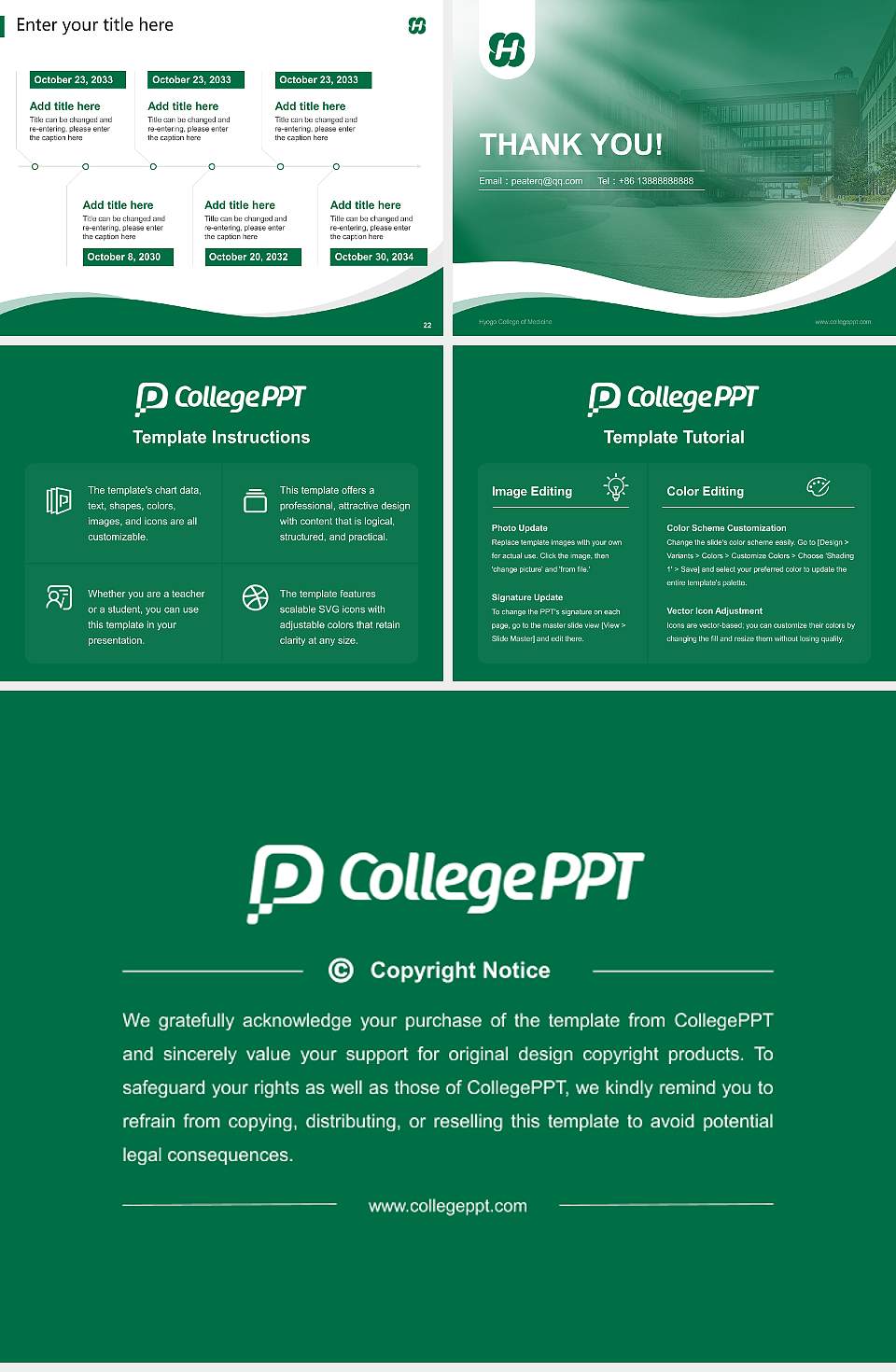 Hyogo College of Medicine Lecture Sharing and Networking Event PPT Template4:3 ratio PPT effect preview image4