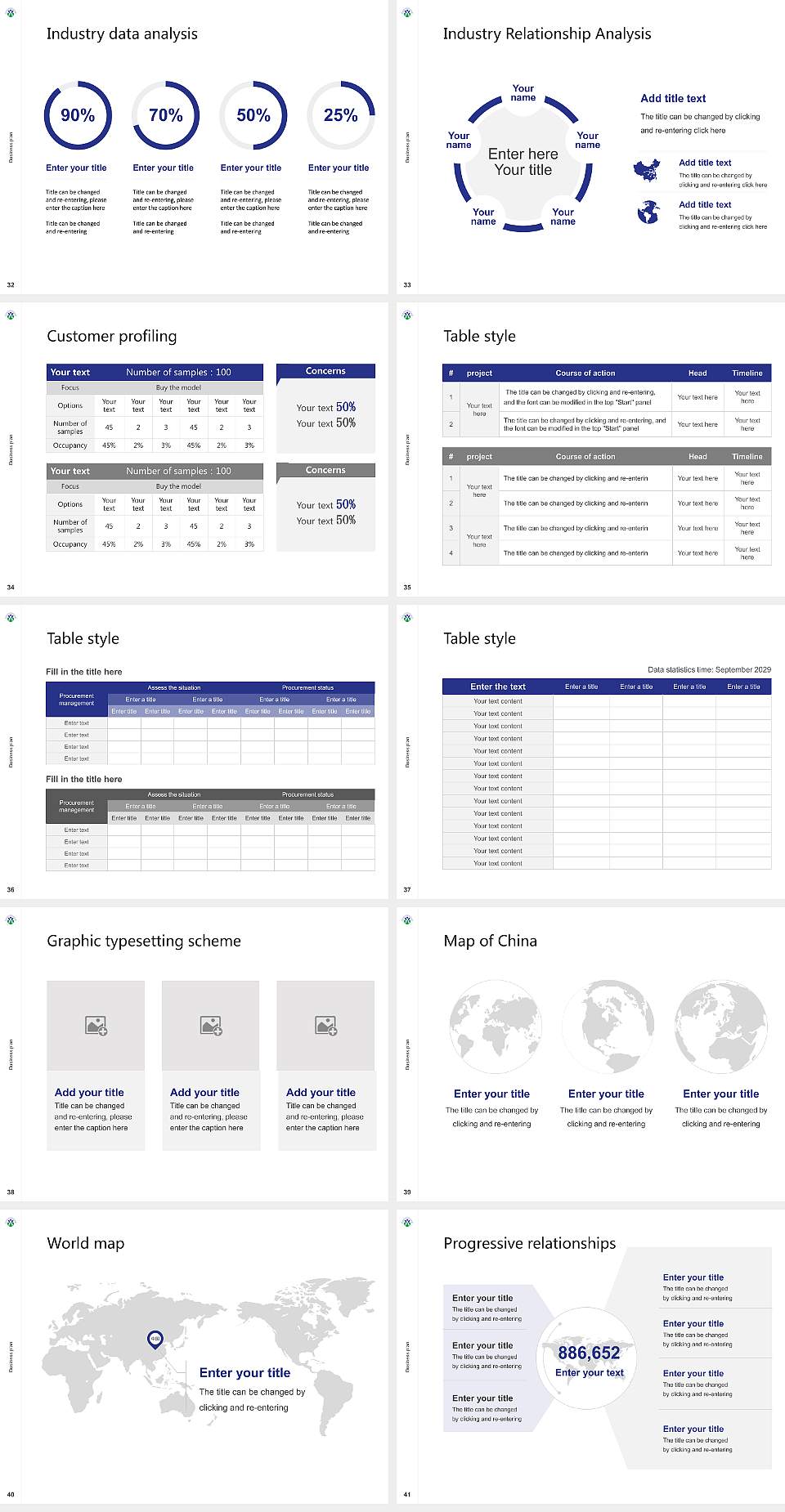Gunma Paz University Competition/Entrepreneurship Contest PPT Template4:3 ratio PPT effect preview image5