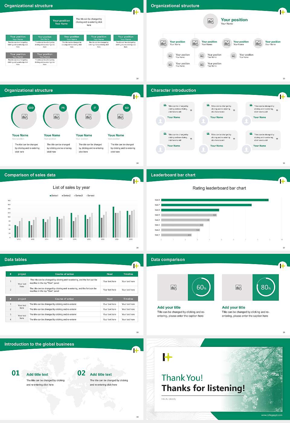 Hokuriku University Academic Presentation/Research Findings Report PPT Template16:9 ratio PPT effect preview image4