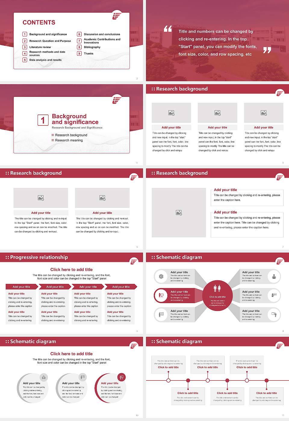 Institute of Technologists Graduation Thesis Defense PPT Template16:9 ratio PPT effect preview image2