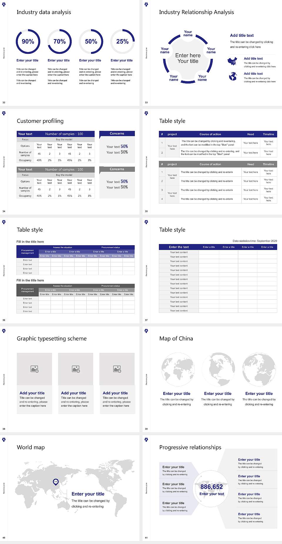 Hokusei Gakuen University Competition/Entrepreneurship Contest PPT Template4:3 ratio PPT effect preview image5