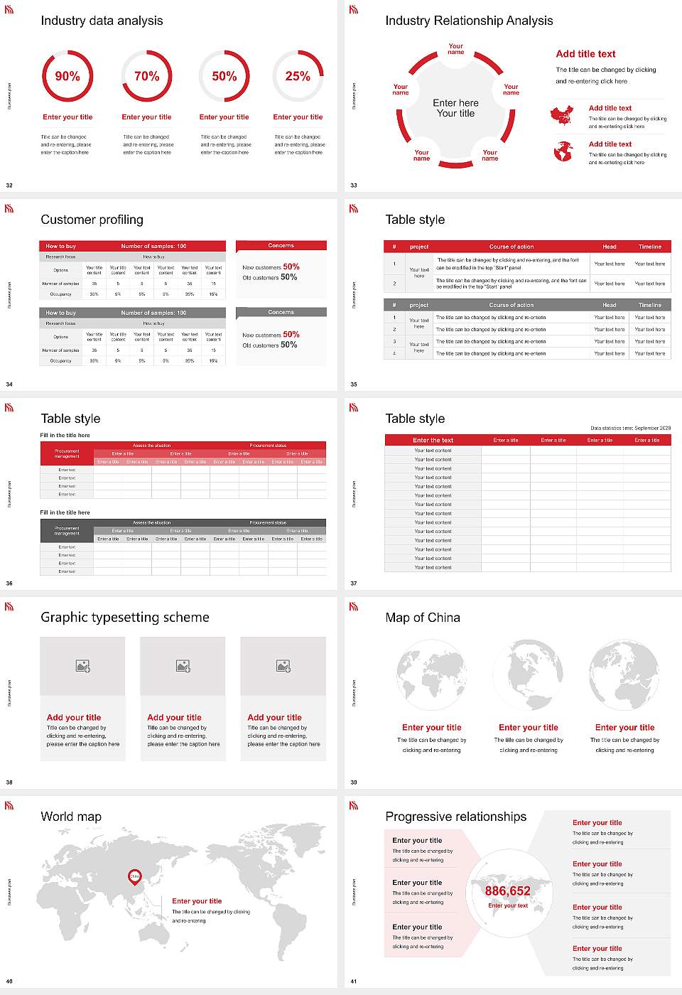 Hokusho University Competition/Entrepreneurship Contest PPT Template16:9 ratio PPT effect preview image5