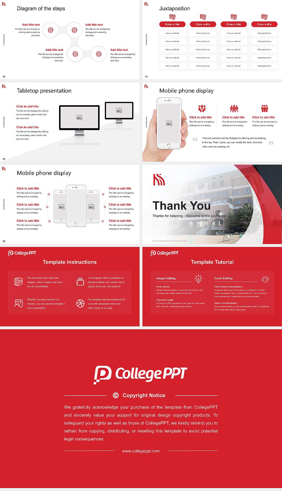 Hokusho University Competition/Entrepreneurship Contest PPT Template16:9 ratio PPT effect preview image9