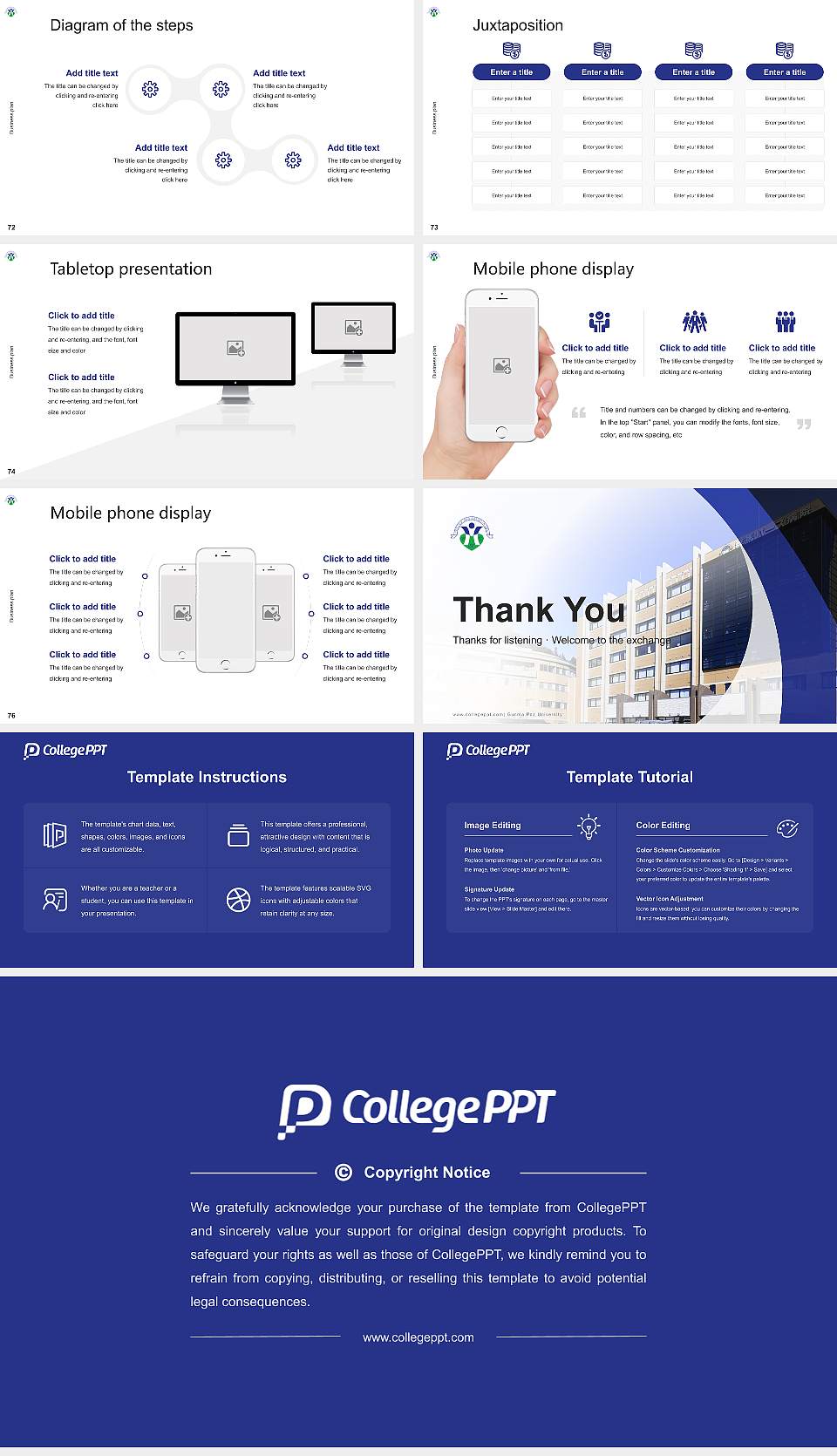 Gunma Paz University Competition/Entrepreneurship Contest PPT Template16:9 ratio PPT effect preview image9