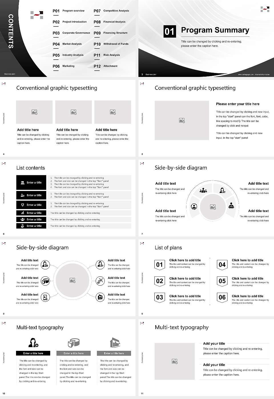 Hiroshima Institute of Technology Competition/Entrepreneurship Contest PPT Template16:9 ratio PPT effect preview image2