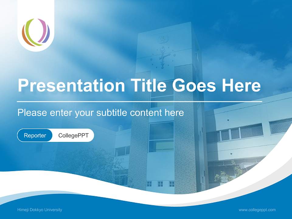 Himeji Dokkyo University Lecture Sharing and Networking Event PPT Template4:3 ratio PPT effect preview image4