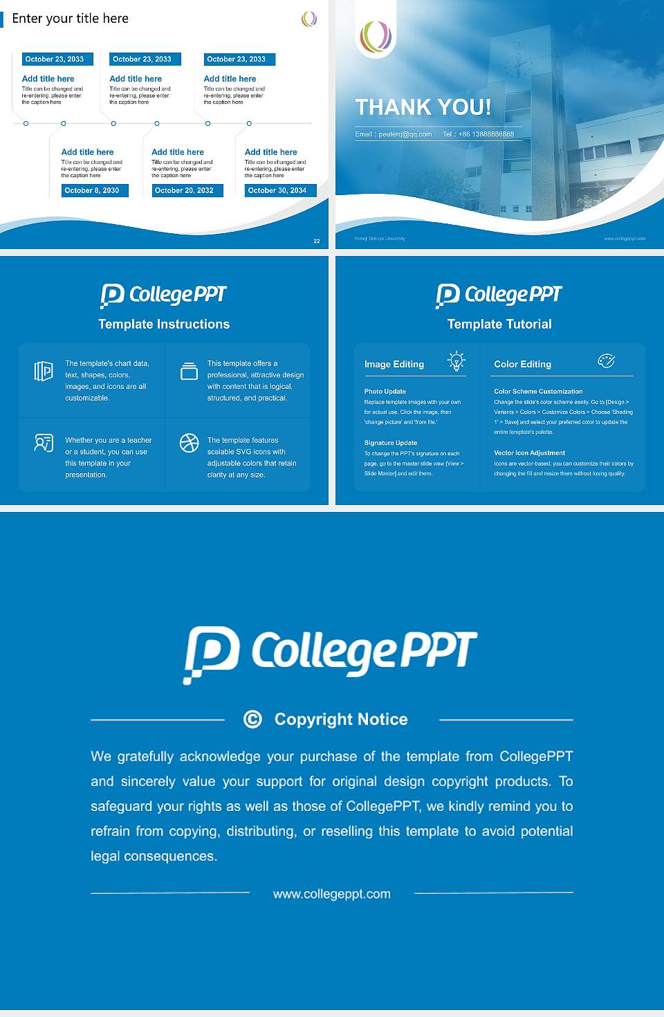 Himeji Dokkyo University Lecture Sharing and Networking Event PPT Template4:3 ratio PPT effect preview image4