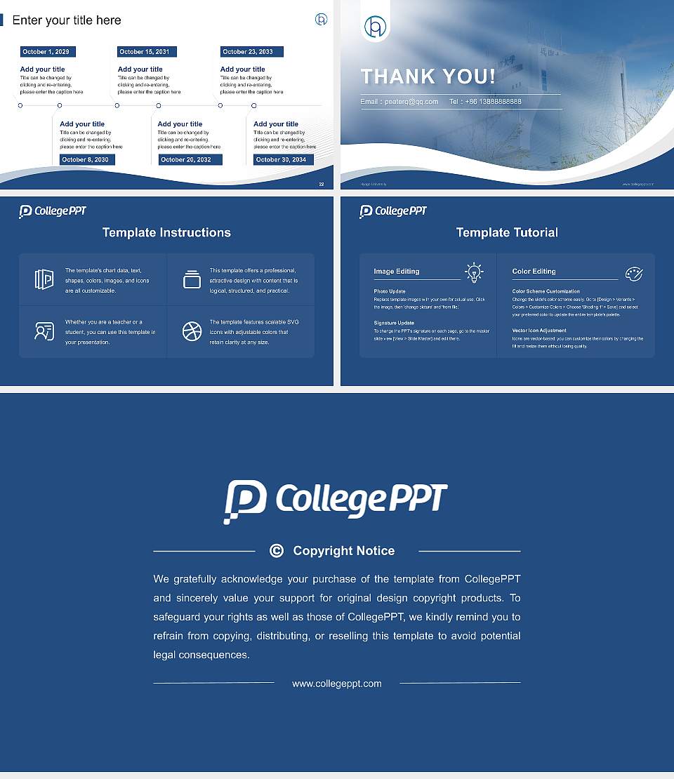 Hyogo University Lecture Sharing and Networking Event PPT Template16:9 ratio PPT effect preview image4