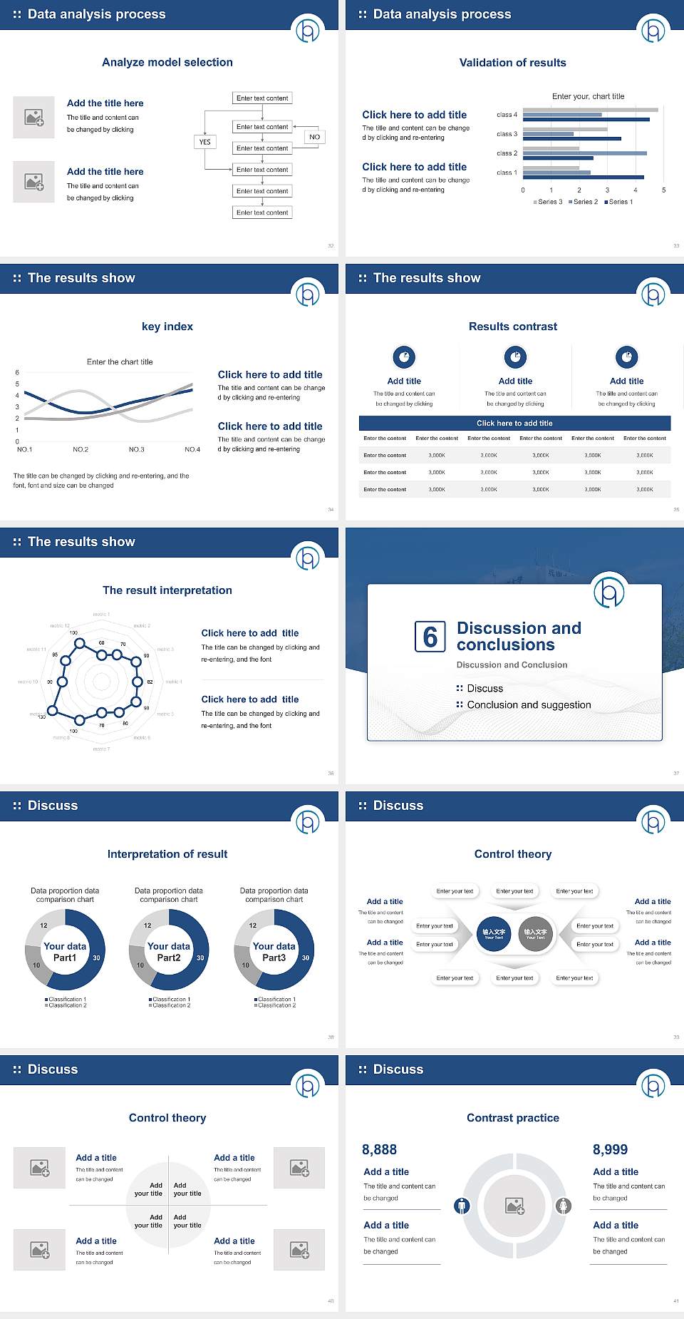 Hyogo University Graduation Thesis Defense PPT Template4:3 ratio PPT effect preview image5