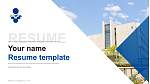 Hiroshima Shudo University Resume PPT Template