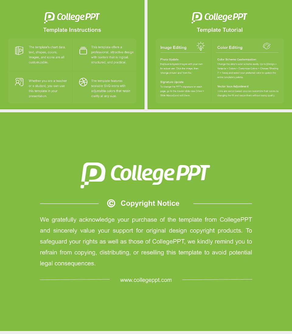 Gifu Kyoritsu University Course/Courseware Creation PPT Template4:3 ratio PPT effect preview image5