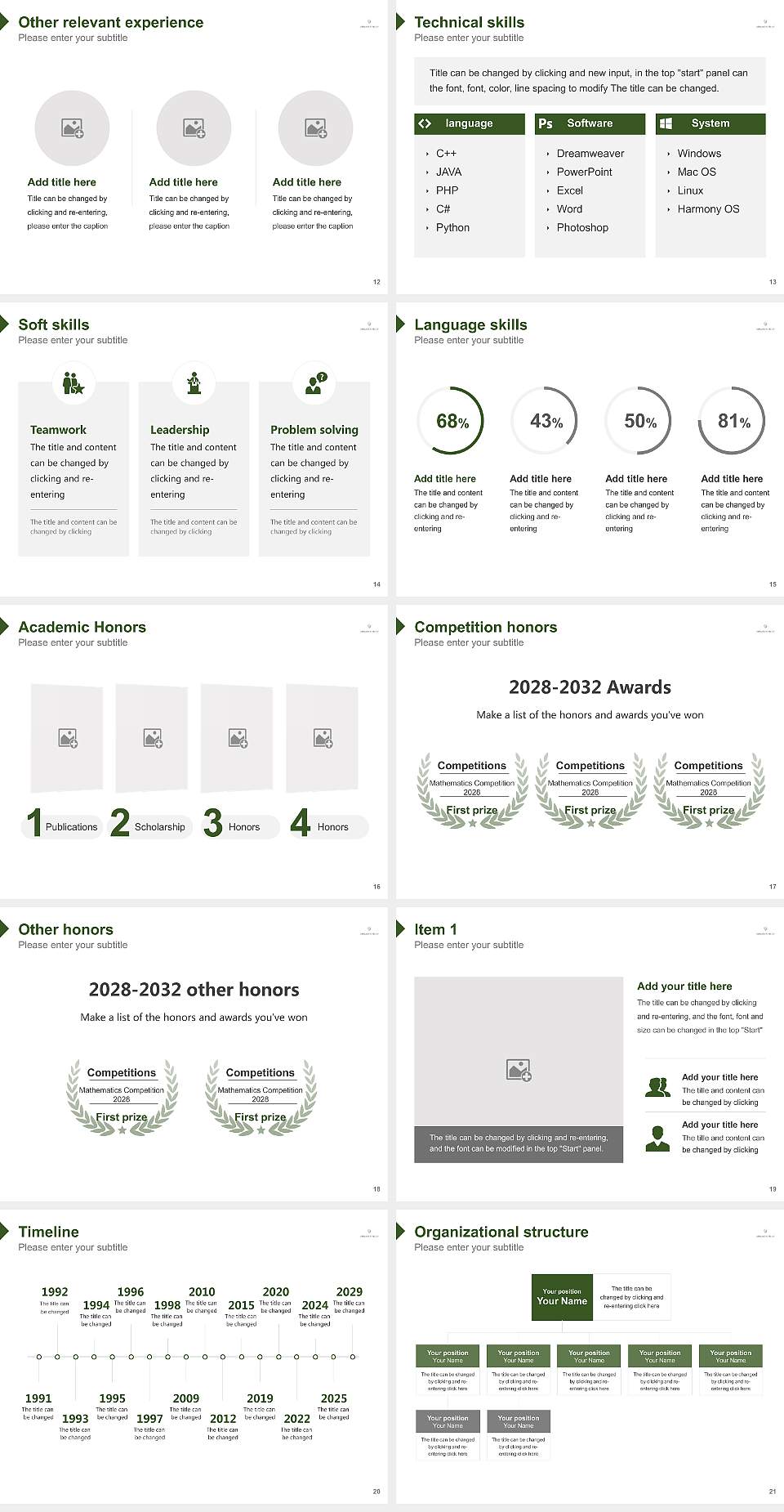 International College for Postgraduate Buddhist Studies Resume PPT Template4:3 ratio PPT effect preview image3