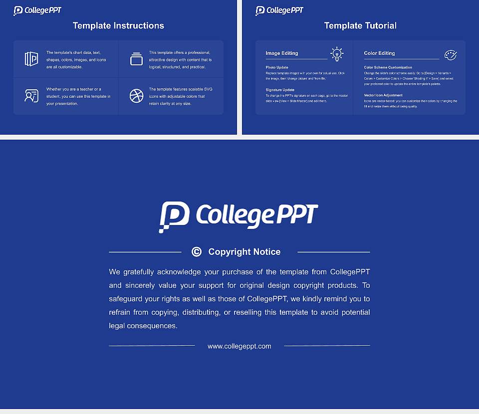 Gifu Pharmaceutical University Course/Courseware Creation PPT Template16:9 ratio PPT effect preview image5