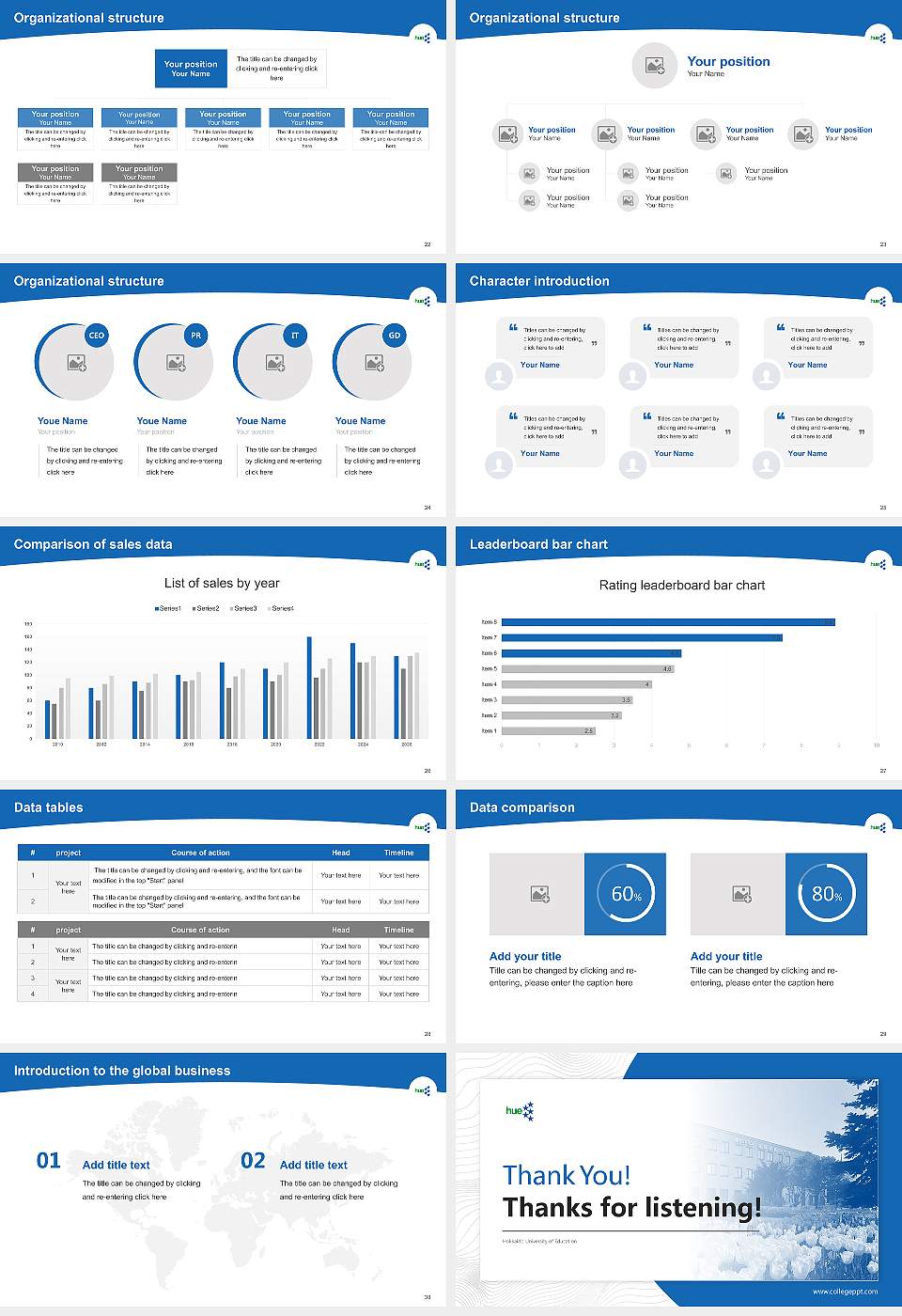 Hokkaido University of Education Academic Presentation/Research Findings Report PPT Template16:9 ratio PPT effect preview image4